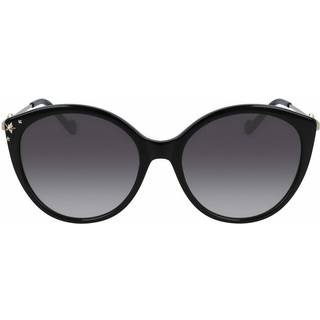 Liu Jo Kvinde LJ735S 001 Solbriller Plast Sort Grå Cat Eye Normal Skygge