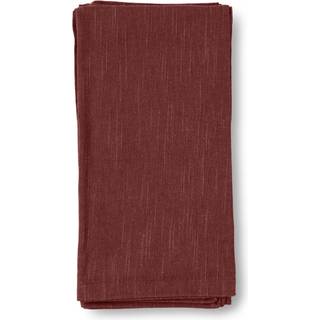 Juna Basic stofserviet 45x45 cm 4 stk - chokolade