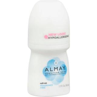 ALMAY Anti-Perspirant & Deodorant Sensitive Skin Roll-On 1,7 Oz (pakke med 2)