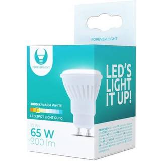 LED-pære GU10 - 10W, 230V, 3000K, 900lm, Keramisk, Varm Hvid