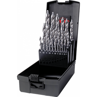 Spiralborsæt HSS m/flowstep-spids 25stk 1-13×0,5mm