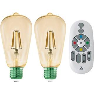 EGLO connect E27 ST64 lampe 5,5W 500lm 2200K 2stk