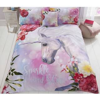 Enhjørning / Unicorn ''Sparkle & Shine'' Sengetøj