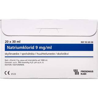 Natriumklorid 9mg/ml microspol 20x30 ml
