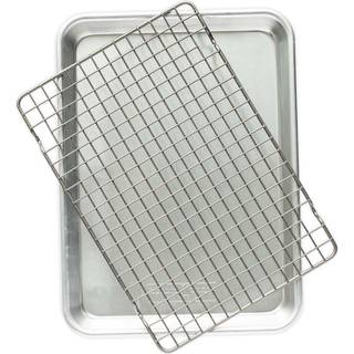 Bageplade ind med ovn -safe gitter, kvartark, naturals - Nordic Ware