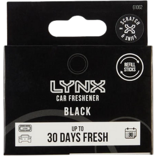 Lynx Black Refill Luftfrisker til Bil - 2 stk