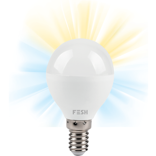 FESH Smart Home LED Kronepære - Kold/varm E14 5w Ø 45