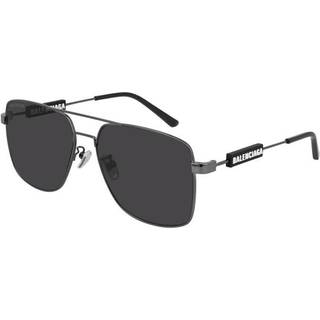 Balenciaga Mand BB0116SA 001 Solbriller Metal Grå Grå Pilot Normal
