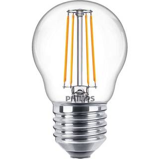 Philips MASTER Value LED Krone Dæmpbar 3,4W (40W) E27 P45 927 Klar Glas