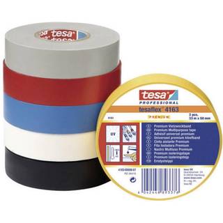 Tesa Tesaflex 4163 el blød pvc 33mx15mm sort