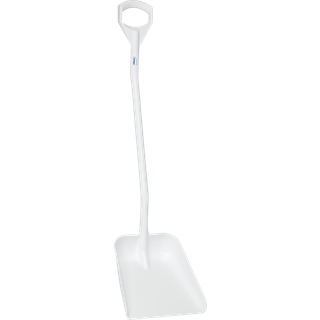 Ergonomisk skovl 5601, 1310 mm, hvid