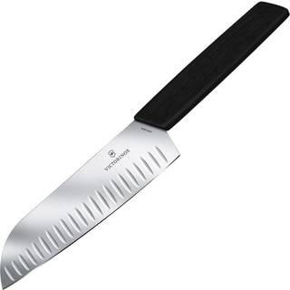 Victorinox Swiss Modern Santoku Knife - 17 cm - Black