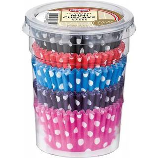 Prikkede mini muffinforme 75 stk - Dr. Oetker