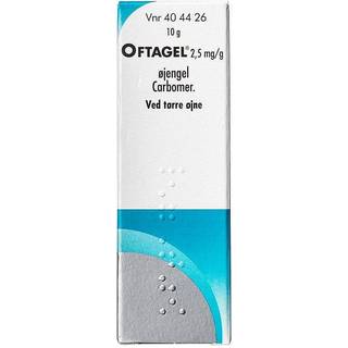 Oftagel Øjengel 2,5 mg/g - 10 g