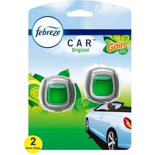 Febreze bil luftfriskere f?r original duft lugtk?mper til st?rk lugt Biludluftningsklip (2 t?lling)