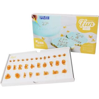 Prægesæt Cupcakes & Cookies 2, 66 dele, Fun Fonts - PME