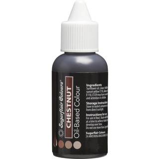 Sugarflair Oil Based Colour - Chestnut 30 ml