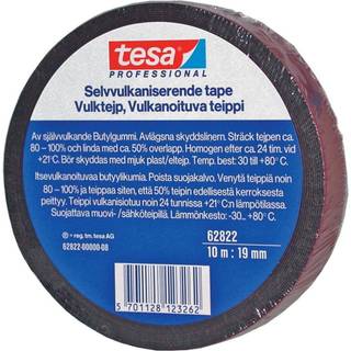 Tesa 62822 Gaffatape Sort, 10 m x 19 mm