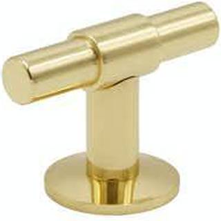 Beslag design knop t uniform messing