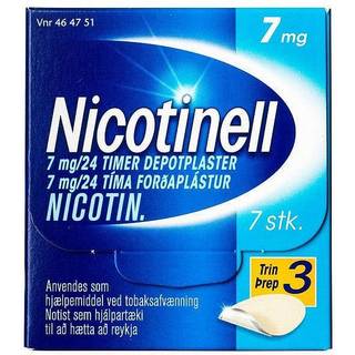Nicotinell Depotplaster 7 mg (7 stk)