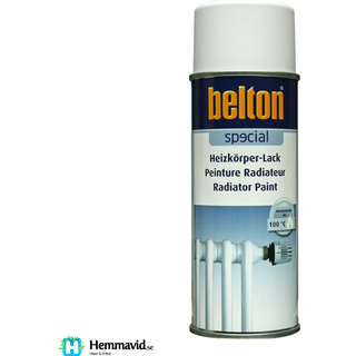 Belton Radiator maling, spray, cremehvid, 400 m