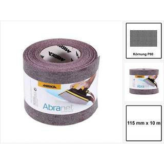 Slibemask rulle Mirka Abranet 545BY001803R; 115 mm x 10 m; P80