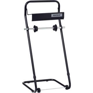 Katrin Black Line Floor Dispenser, gulvstativ til aftørringsruller, sort metal
