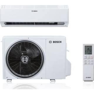 Bosch Climate 6101i varmepumpe 65 HE 6,5 kW. Luft/luft, Inde- & udedel. Hvid