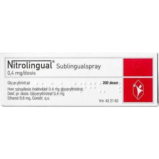Nitrolingual 0,4 mg/dosis 200 dosis Sublingualspray
