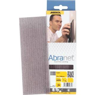 Slibepapir til plansliber / tørslibepapir Mirka Abranet, 70 x 198 mm Grip, P240, 3-pak