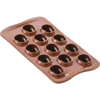 Silikoneform Chokolade Kranie, Ø 3cm.