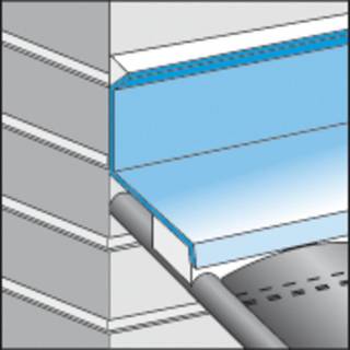 Icopal facadeinddækning 2 100cm alufacadeinddækning 10541