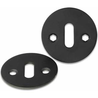 Jasa Nøgleskilt modern 2mm massiv Ø52mm NOIR - 11020 ✓ På lager - klar til levering og afhentning