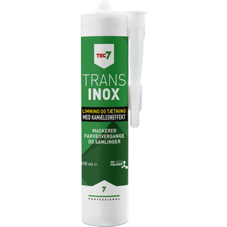 TEC7 Trans Fugemasse i inox 310 ml