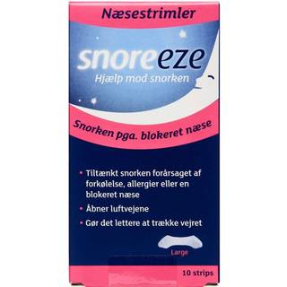 Snoreeze Næsetrimler Large Medicinsk udstyr 10 stk