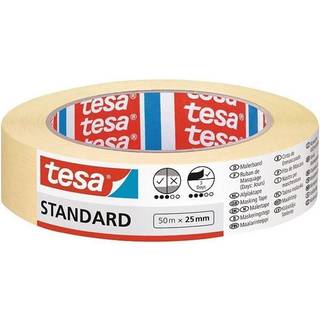 Tesa Malertape Standard 50 m x 25 mm, Lys gul - Tesa