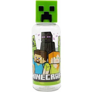 Minecraft 3D Creeper Vandflaske - 560 ML