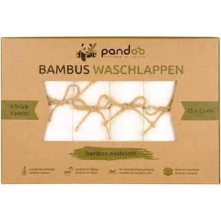 Pandoo - Bambus Vaskeklude 6 stk.