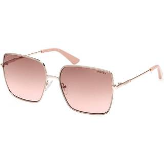 Guess Kvinde GU7866 32F Solbriller Metal Guld Brun Firkantet Normal Skygge