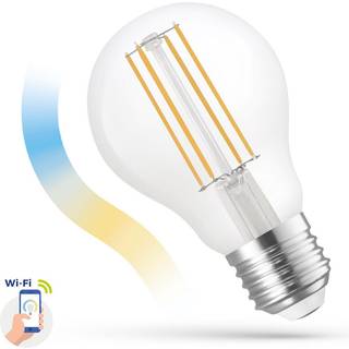 5W Smart Home LED pære - Tuya/Smart Life, virker med Google Home, Alexa og smartphones, A60, E27 - Dæmpbar : Via Smart Home, Kulør : CCT (Varm til Kold Hvid)