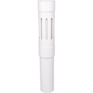 Plastmo altanafløb, PVC, hvid - Ø75 mm
