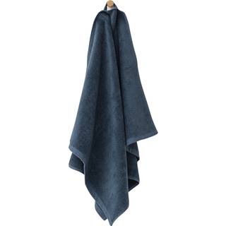 Håndklæde - 50x90 cm - Mørkeblå - 100% Økologisk bomuld - Frotte håndklæde fra Høie