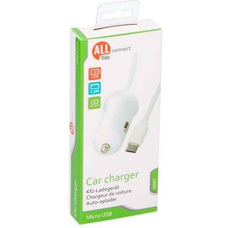 Allride Connect 2,0 cigarettænder oplader, Micro-USB, 1