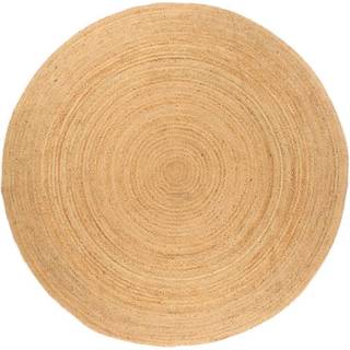 gulvtæppe 180 cm flettet jute rundt