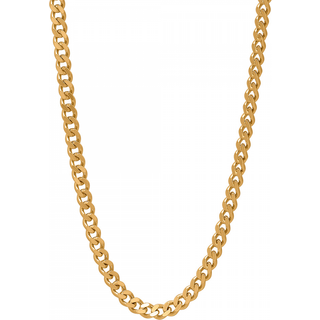 Nordahl Jewellery - PANZER52 halskæde i forgyldt sølv 3mm**