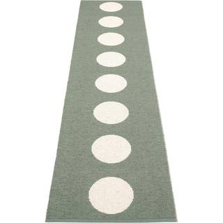 Pappelina Vera Tæppe / Vanilla 70x300 Cm - Mønstrede tæpper Polyester Army - VE1G730