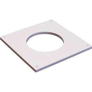 Duka dækplade hvid til S7 ventilator 351065 195x195xØ108mm