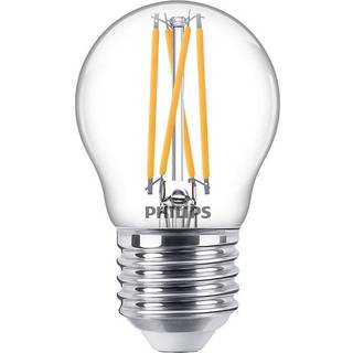 Philips MASTER Value LED Krone DimTone 1,8W (25W) E27 927 P45 Klar Glas
