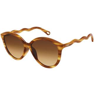 Chloé CH0087S 002 57 Solbriller Kvinder Tortoiseshell - Shiny Tortoiseshell - 57mm