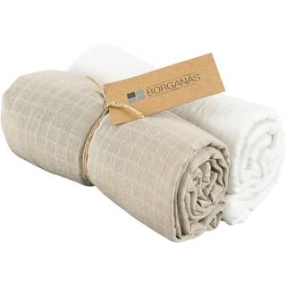 Borganäs Stofble 70x70 2-pak, Taupe